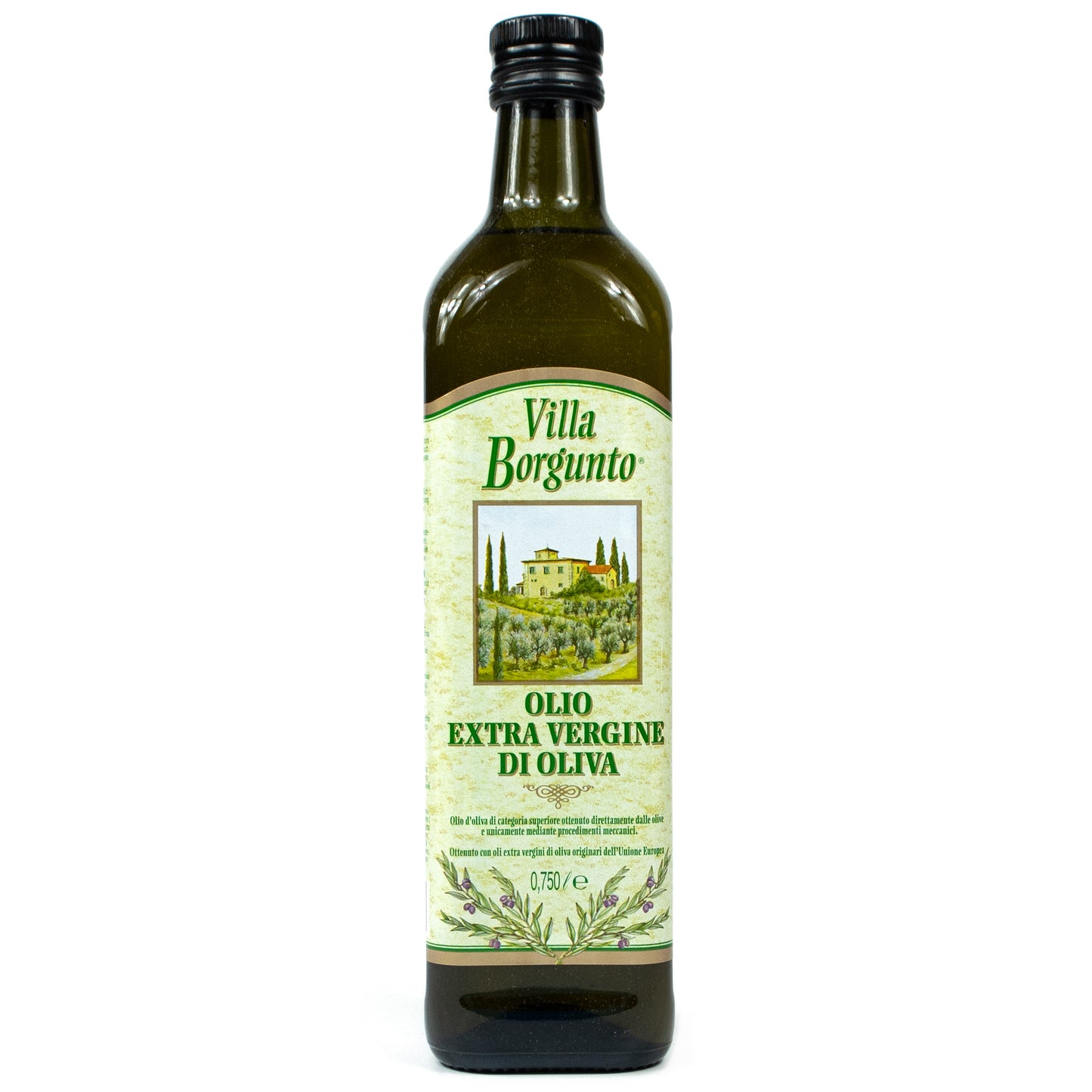 Villa Borgunto - Natives Olivenöl Olio Extra Vergine Di Oliva á 0,75 Liter