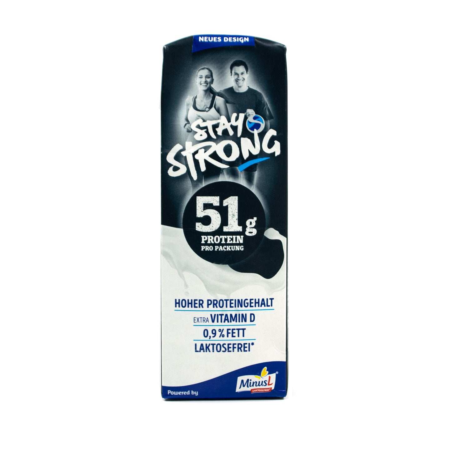 MinusL - Laktosefreie fettarme Protein H-Milch 0,9 % Fett á 1L