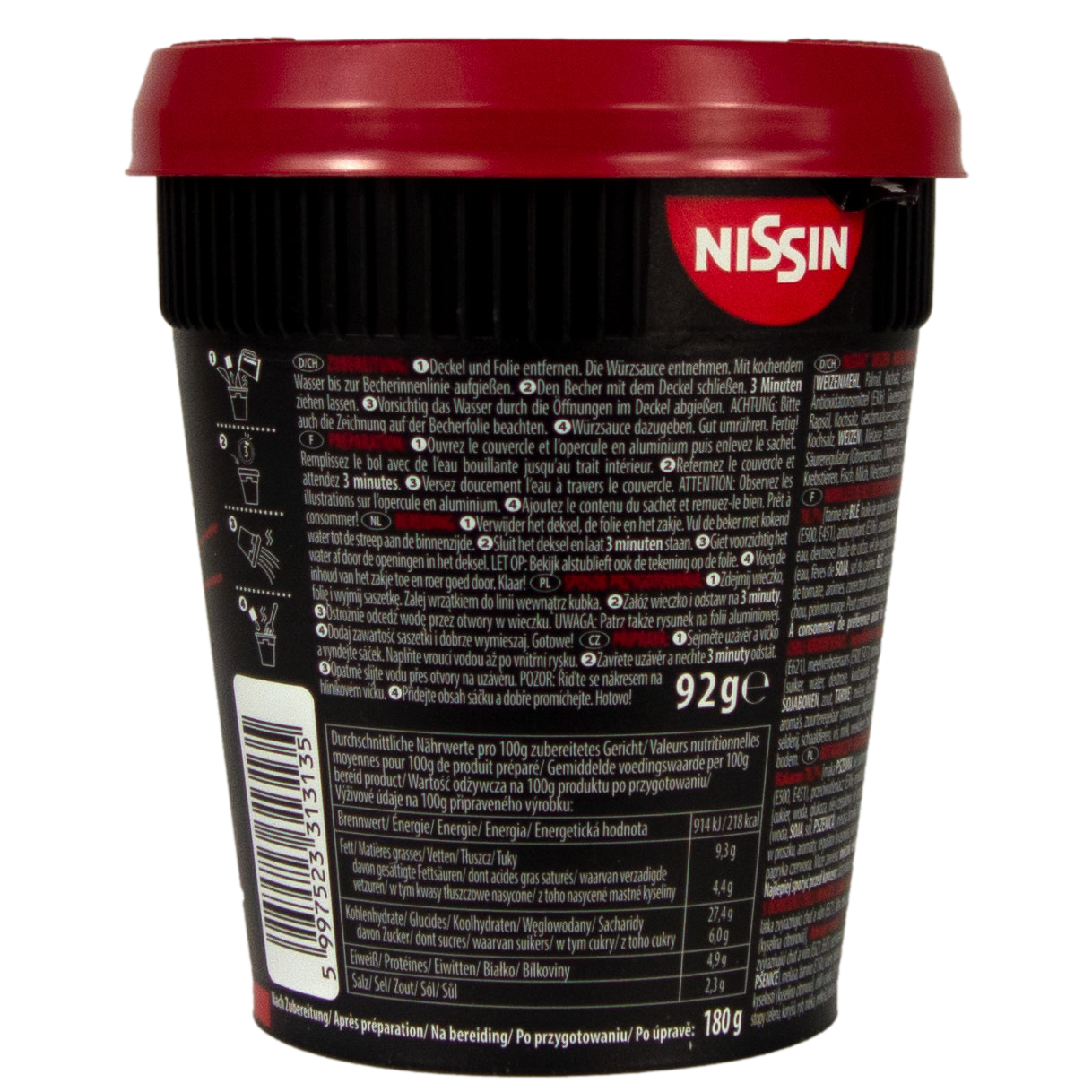 Nissin - Noodles Soba Cup Chili in Wok Style 90 g