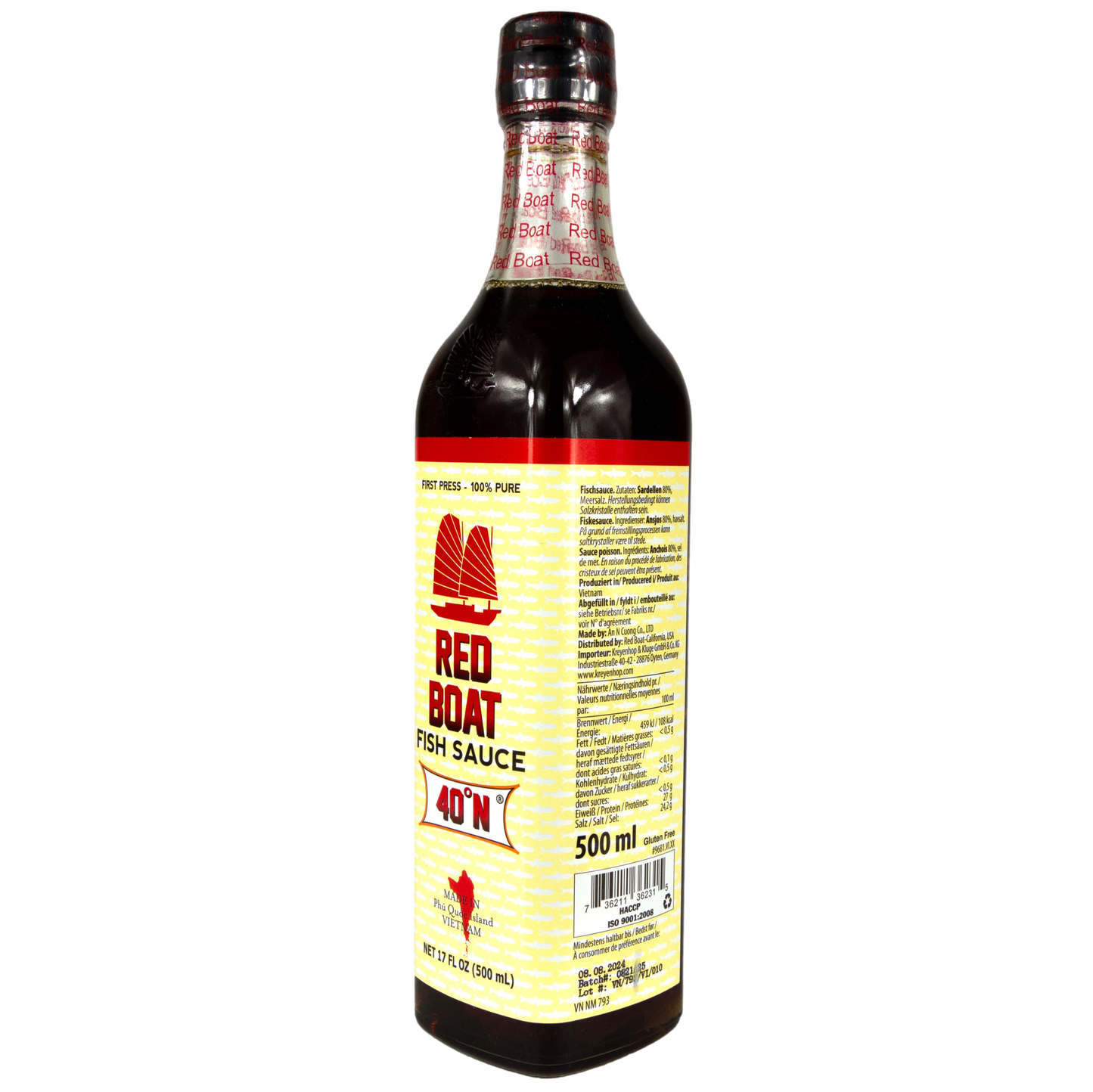 Red Boat - Reine, natürliche Fischsauce ohne Zusatzstoffe aus Vietnam 500 ml