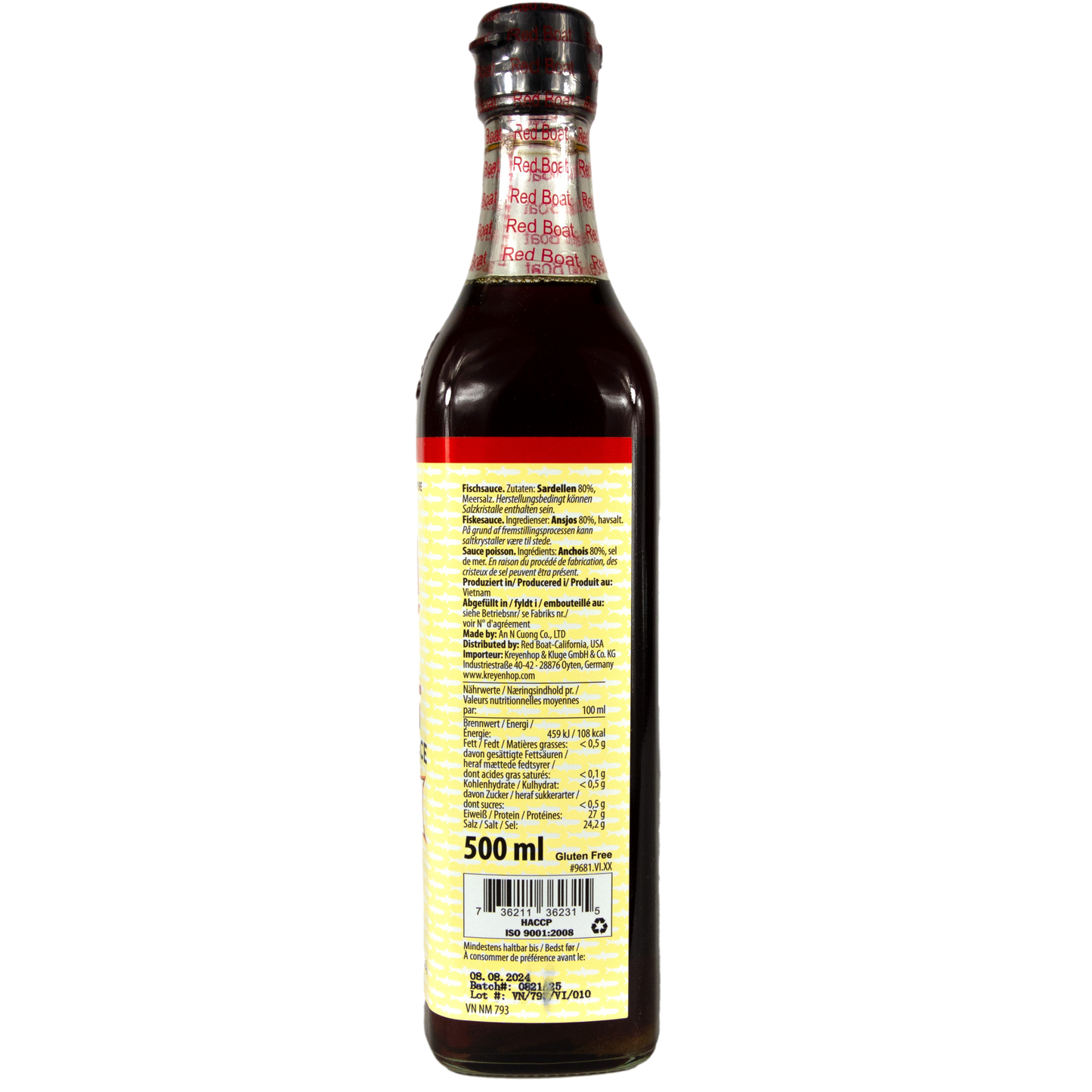 Red Boat - Reine, natürliche Fischsauce ohne Zusatzstoffe aus Vietnam 500 ml