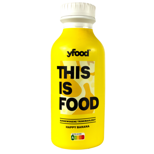 yfood Banane This ist food Trinkmahlzeit für unterwegs proteinreich Eiweiß