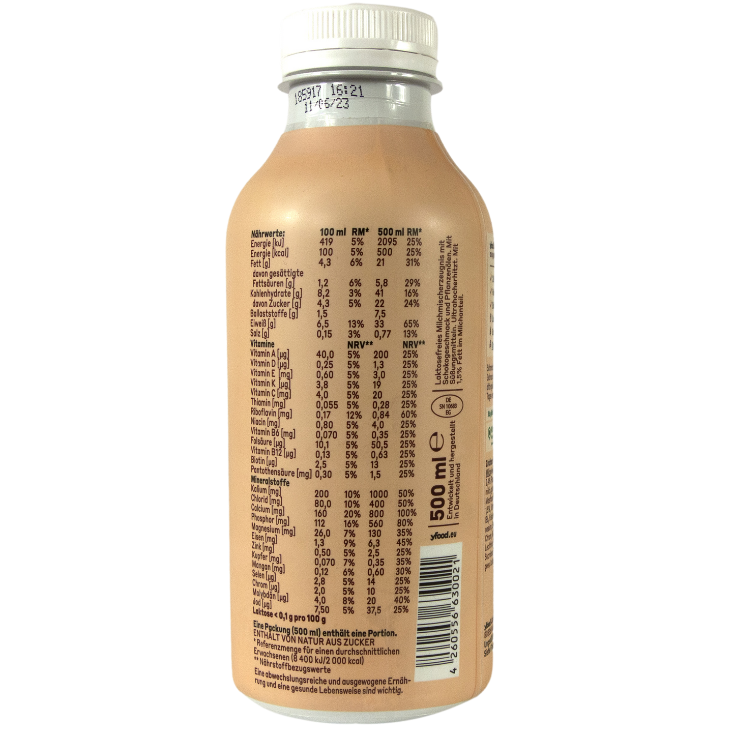 yFood - Trinkmahlzeit Classic Schokolade (This is Food) 500 ml