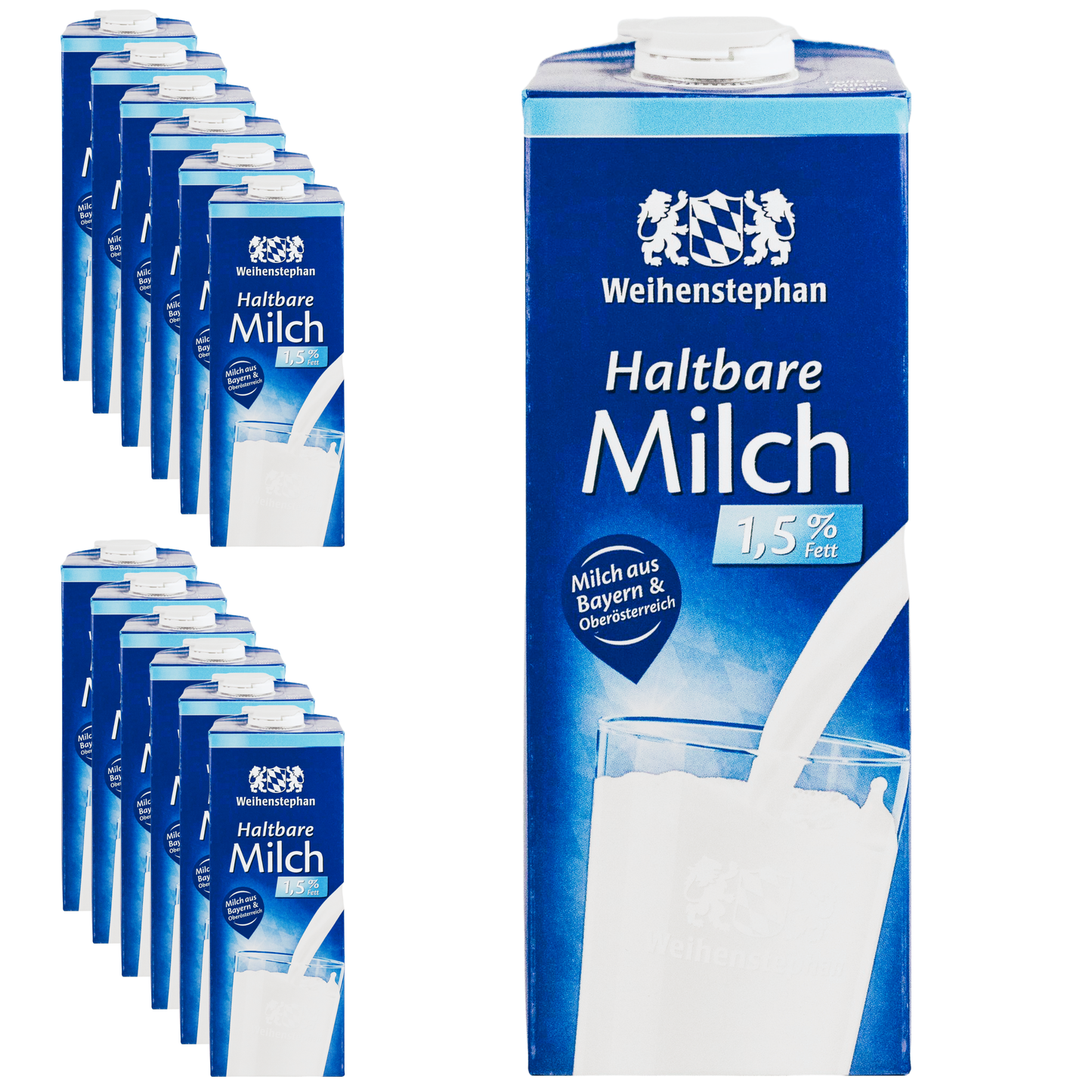 Weihenstephan - H-Milch 1,5 % - 1 L