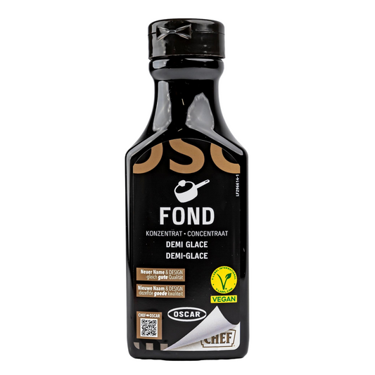 OSCAR – Demi-Glace Fond Konzentrat 200 ml – Vegane Basis für Saucen & Gerichte