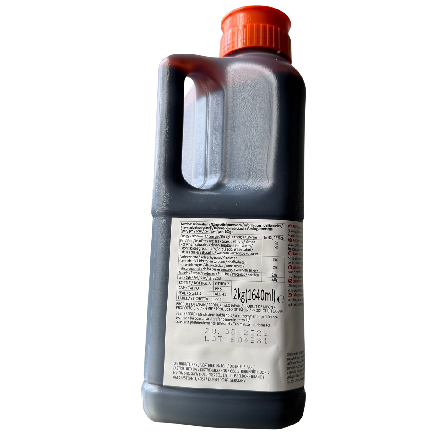 NIPPON SHOKKEN - Aal Sauce Unagi Sauce (Eel sauce) 2 kg (1640 ml)
