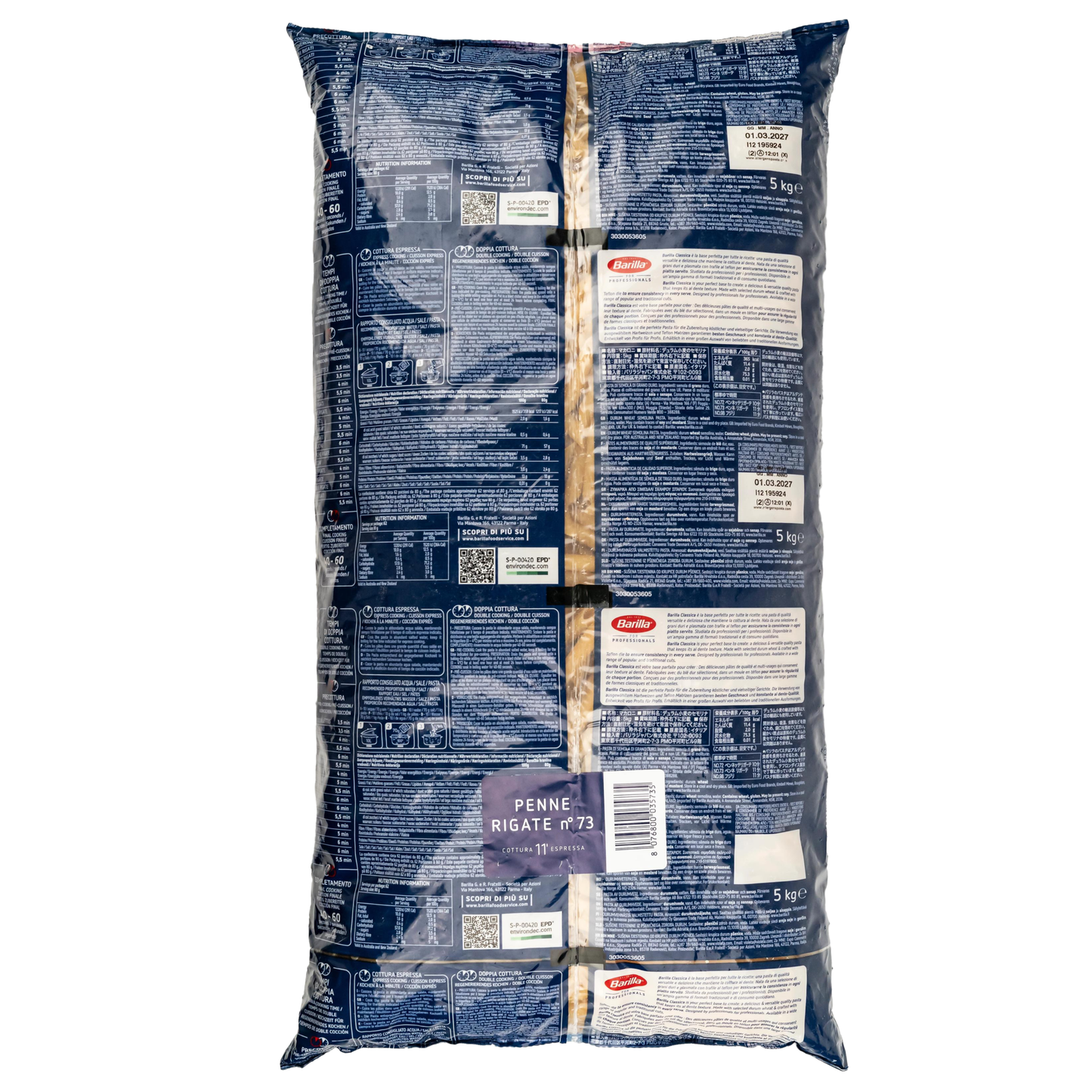 Barilla - Penne Nr. 73 - 5 kg