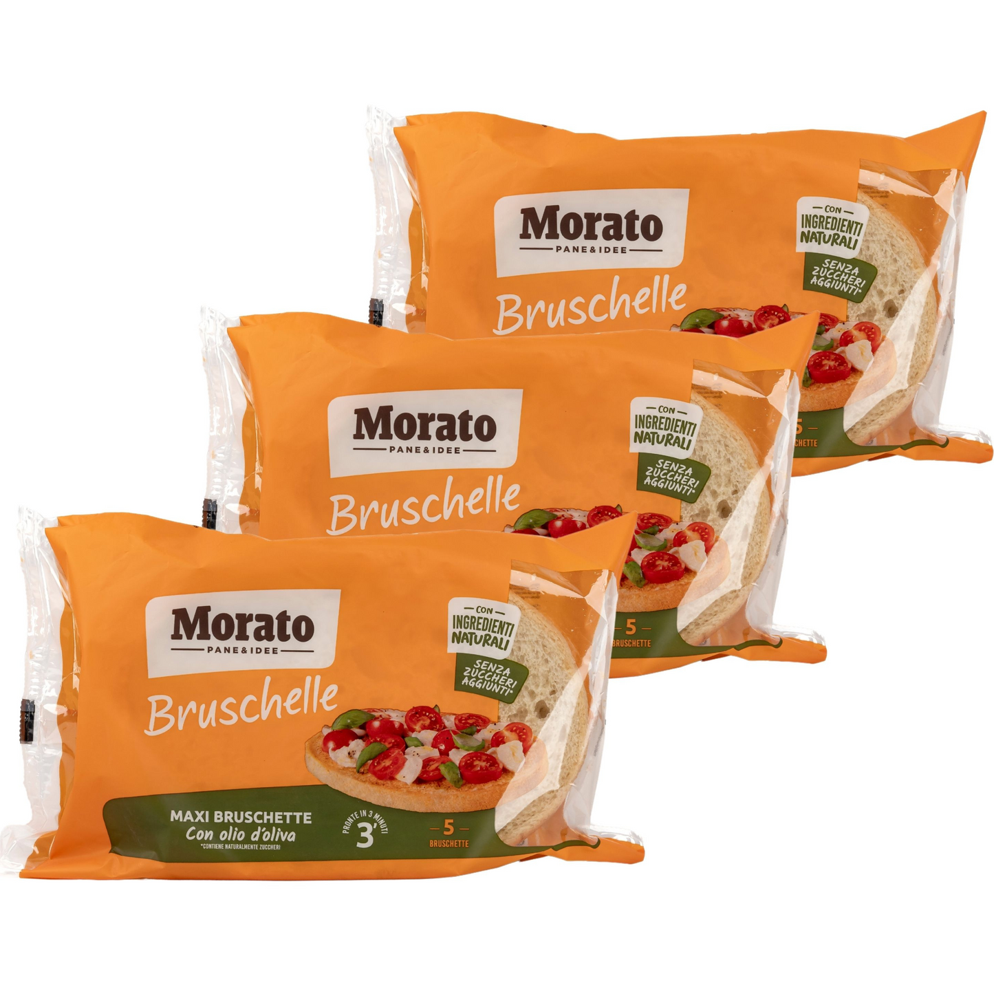 Morato - Original italienisches Bruschelle Weißbrot mit Olivenöl 500g