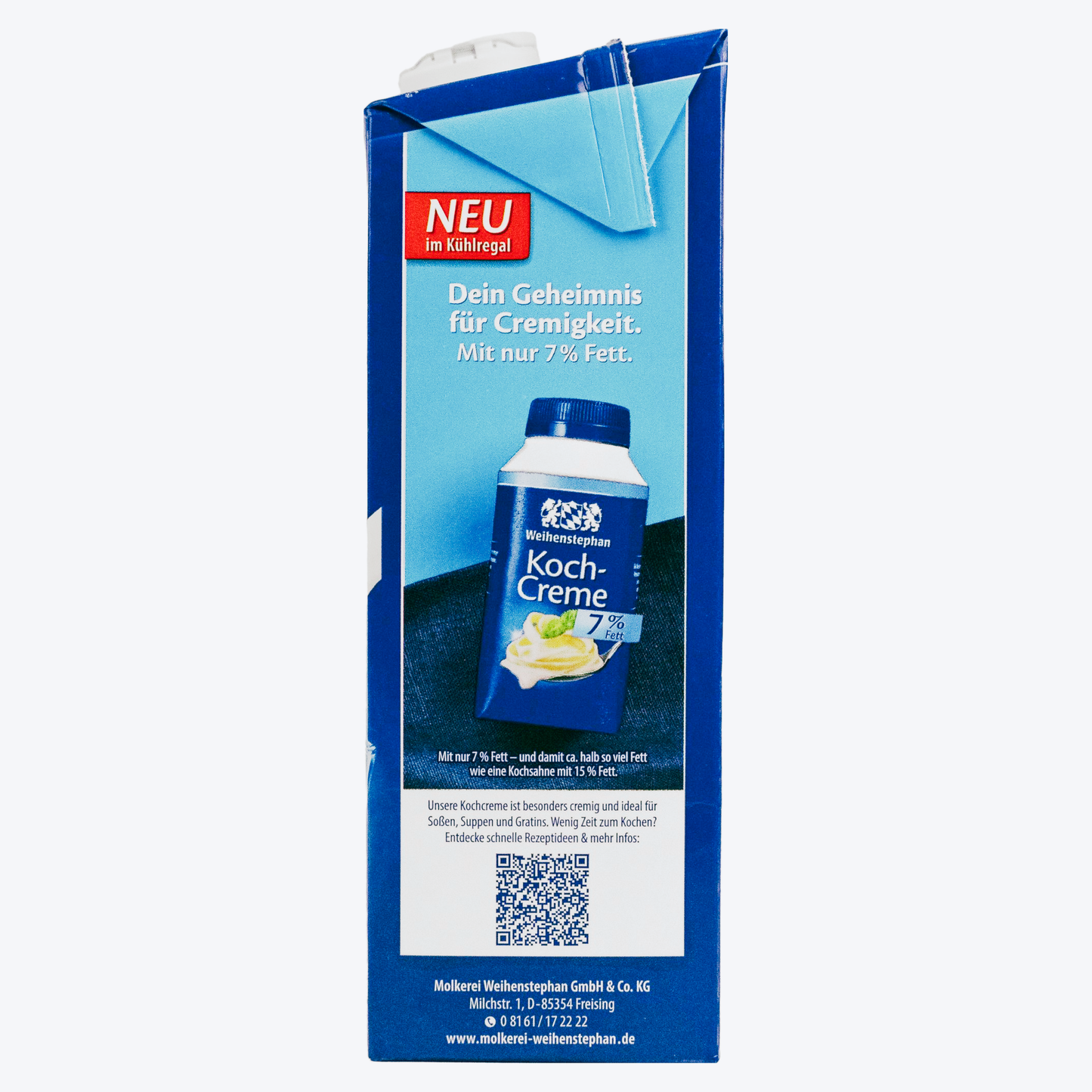 Weihenstephan - H-Vollmilch 3,5% haltbare Milch 12x1 Liter