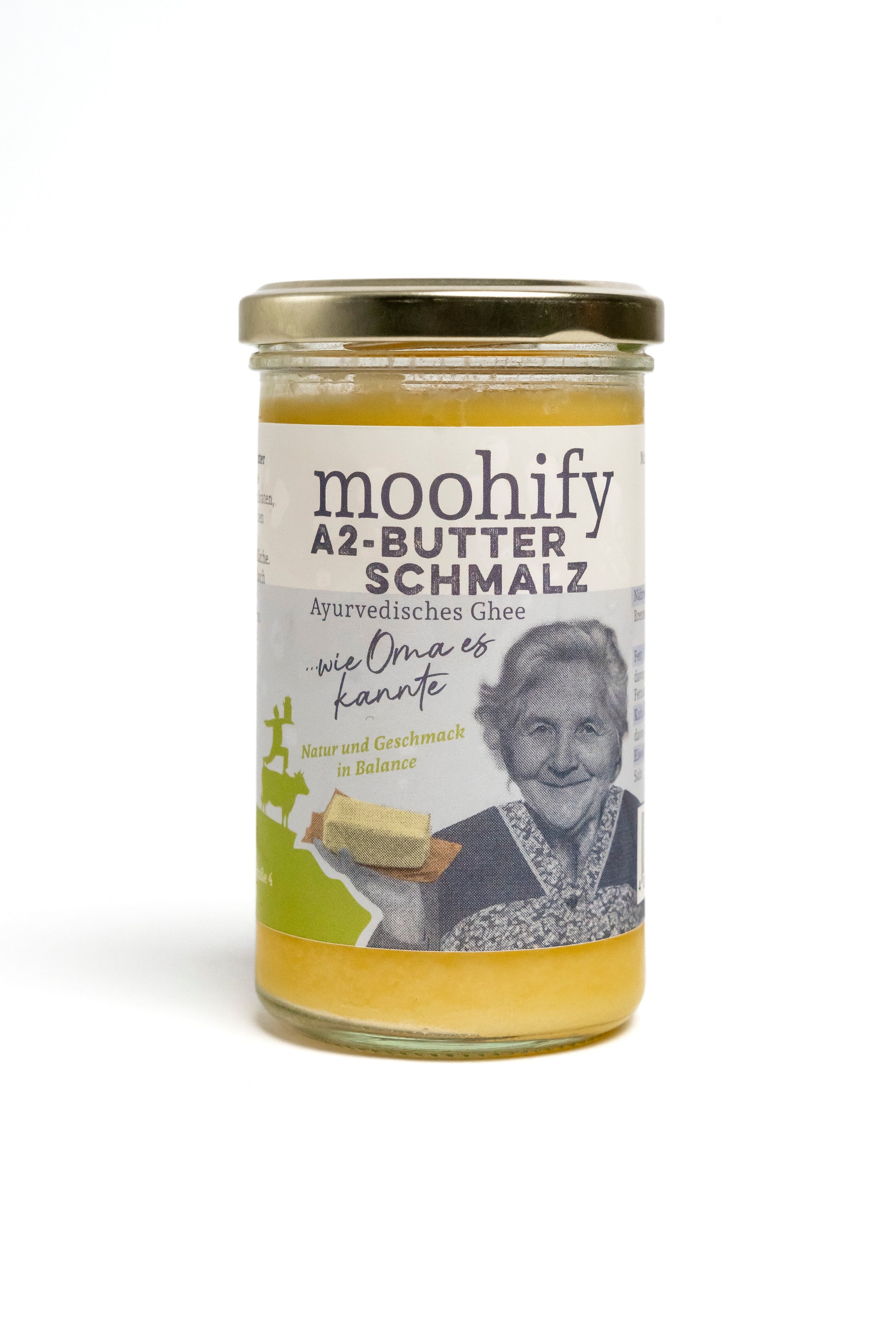 Moohify A2-Butterschmalz – Praktisches 210g Glas für vielseitige Anwendungen