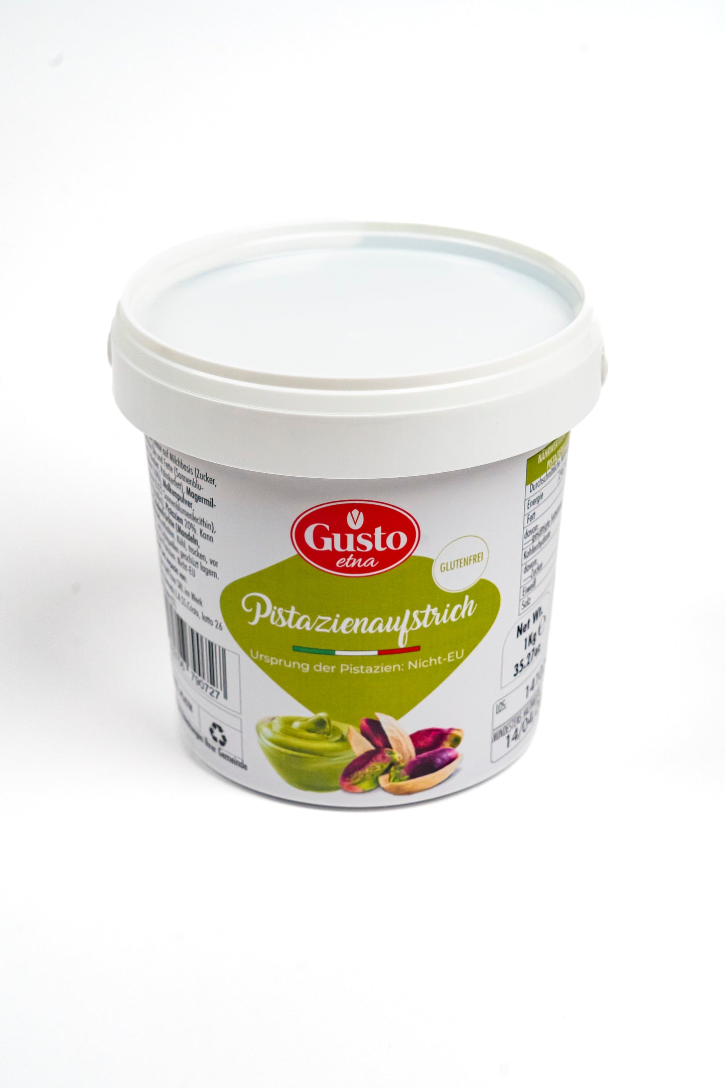 Gusto - Premium Pistaziencreme aus Italien/Sizilien mit 20% Pistazien (1 kg) Ideal für Dubai Schokolade