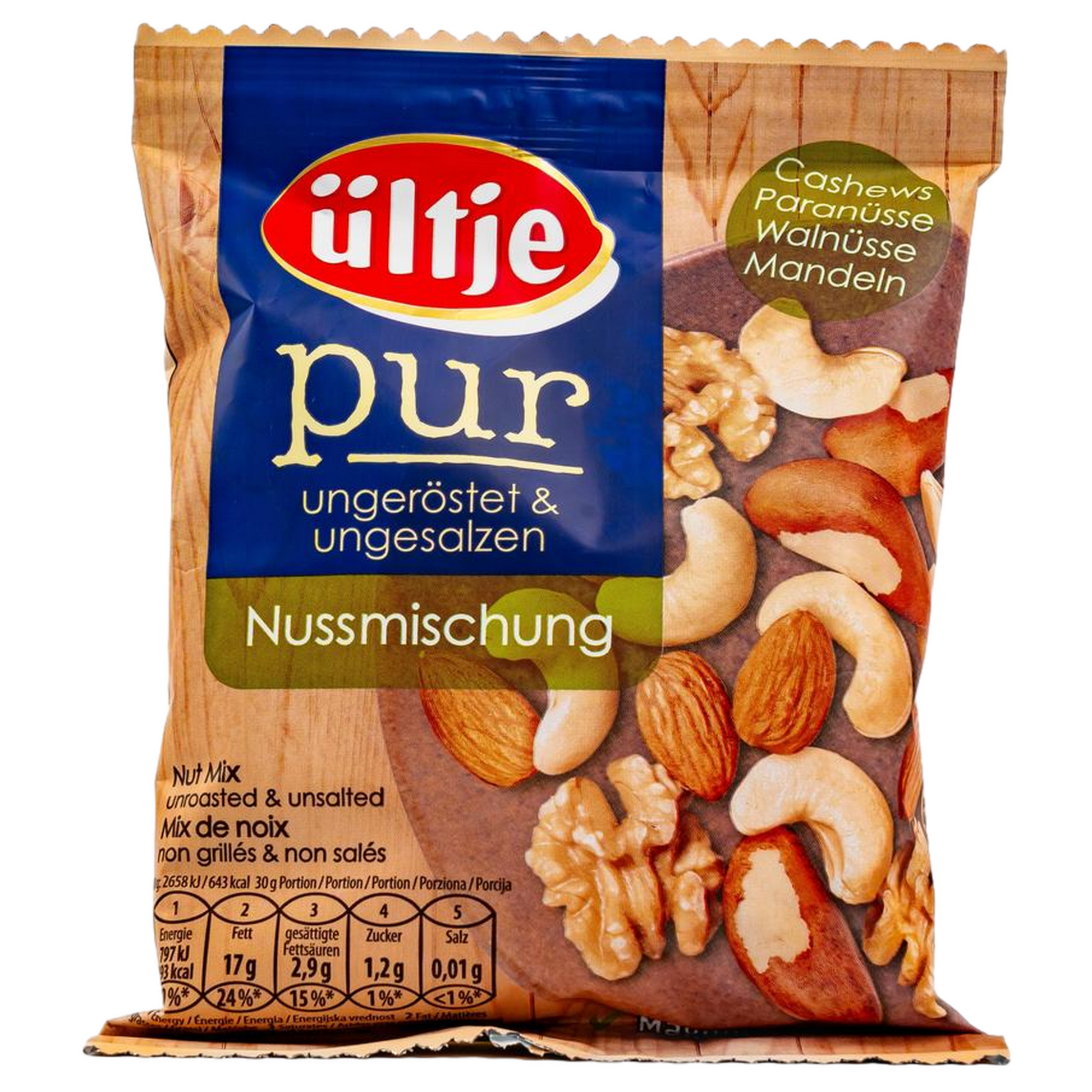 ültje Pur Nussmischung – vielseitige Zutaten für Küche und Snackmomente