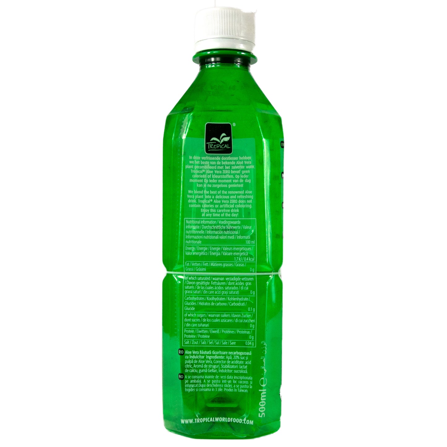 Tropical - Aloe Vera Zero Getränk mit Fruchtfleisch 500 ml