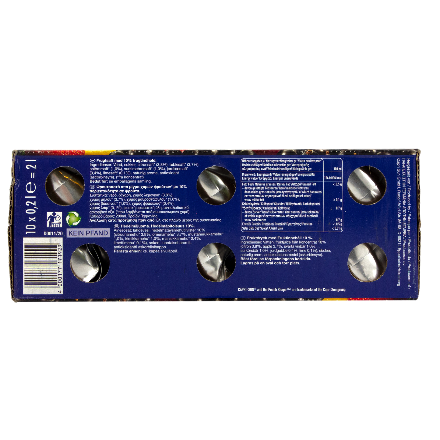 Capri-Sun - Caprisonne Monster Alarm (10 x 0,2 Liter)