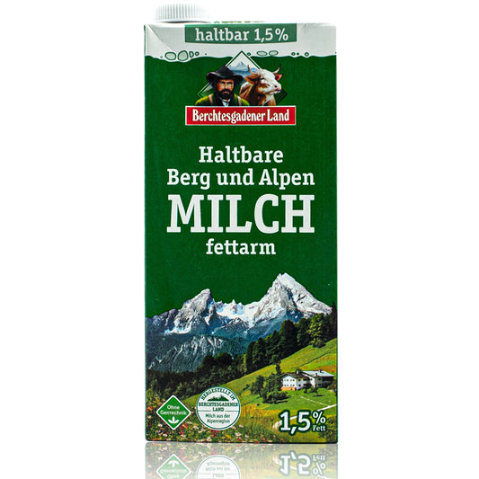 Berchtesgadener Land Milch Berg und Alpen Milch fettarm