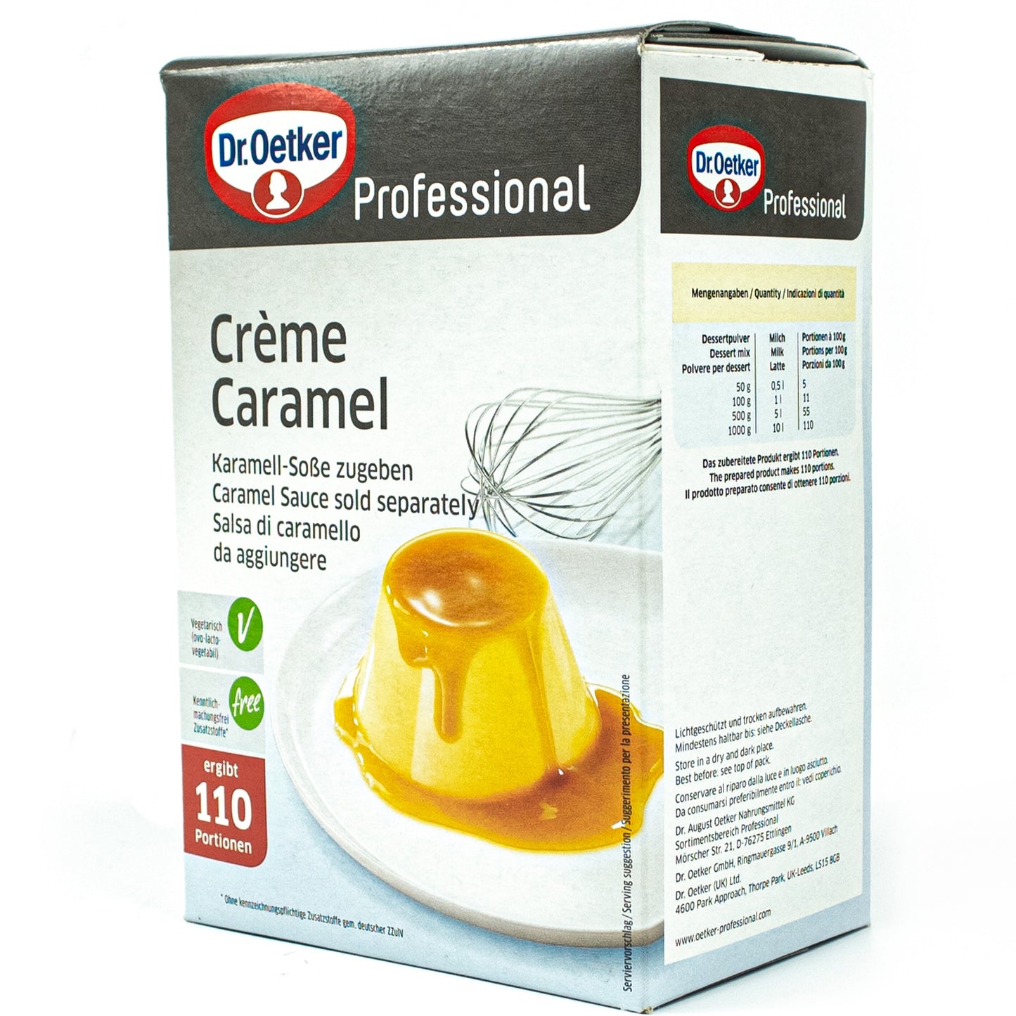 Dr. Oetker Professional - Creme Caramel Sauce 1 kg Pulver