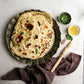 Mestemacher - "Original" INDIAN Naan Brot Knoblauch & Koriander 240 g Packung (4 Stück)