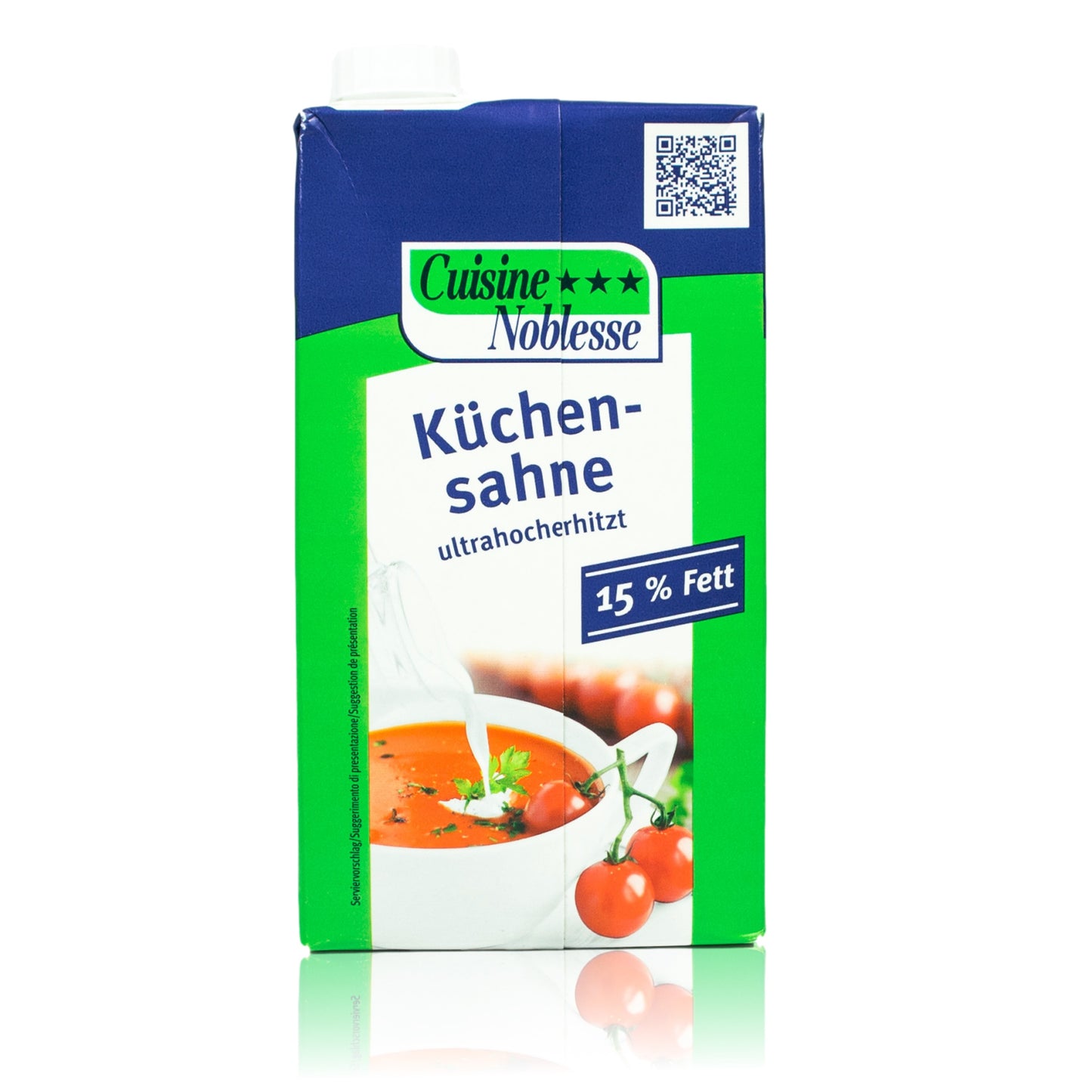 Cuisine Noblesse - 15% Küchensahne mit Schraubverschluss á 1 Liter