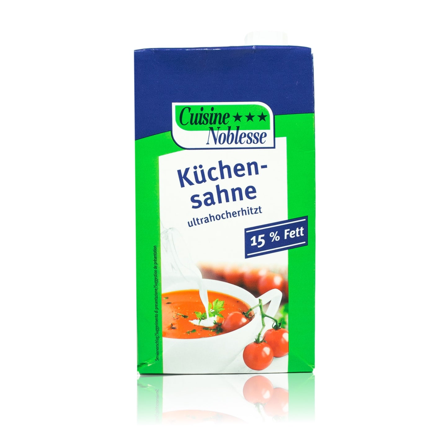 Cuisine Noblesse - 15% Küchensahne mit Schraubverschluss á 1 Liter