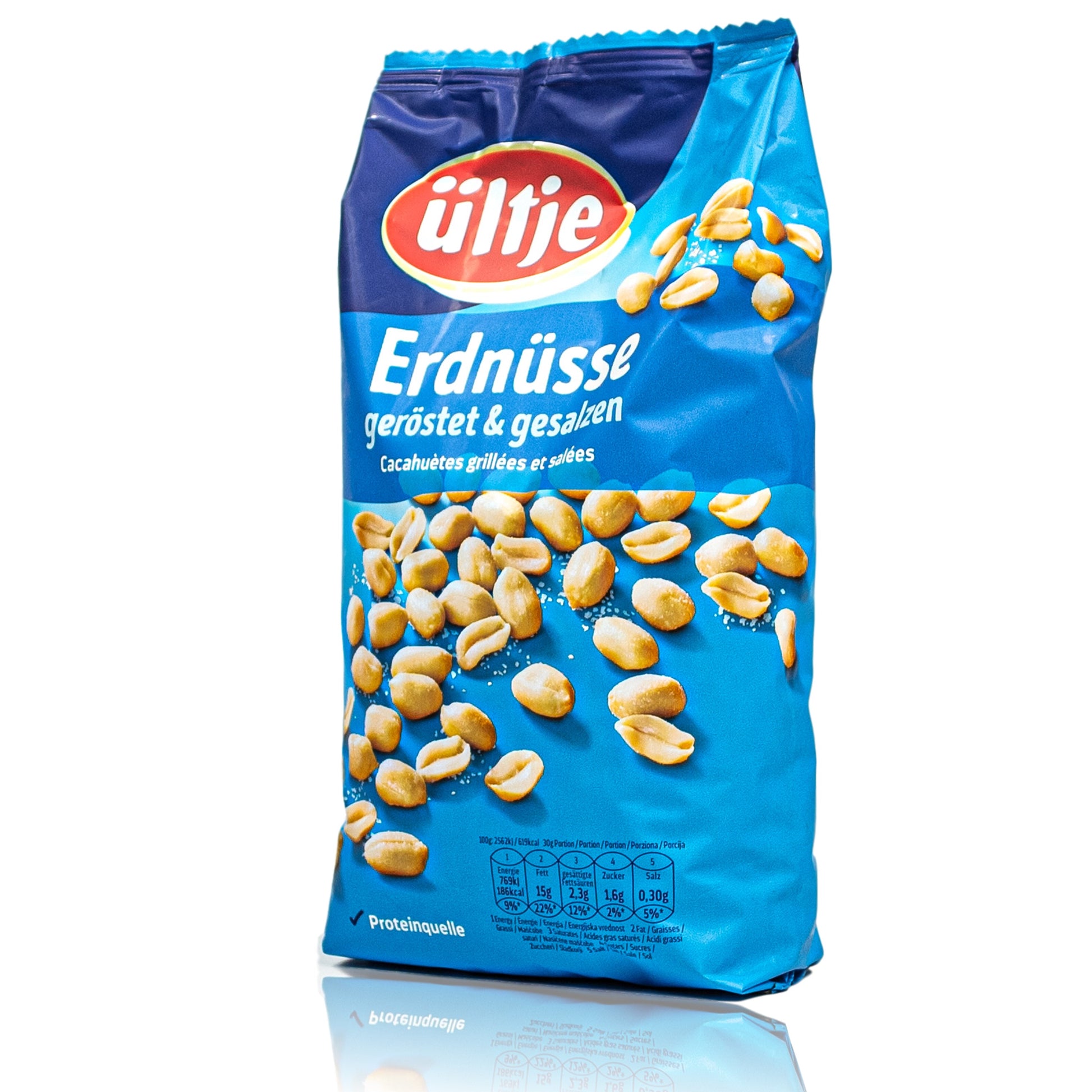 ültje Erdnüsse geröstet und gesalzen Erdnuss Peanut Peanuts Großpackung xxl xl