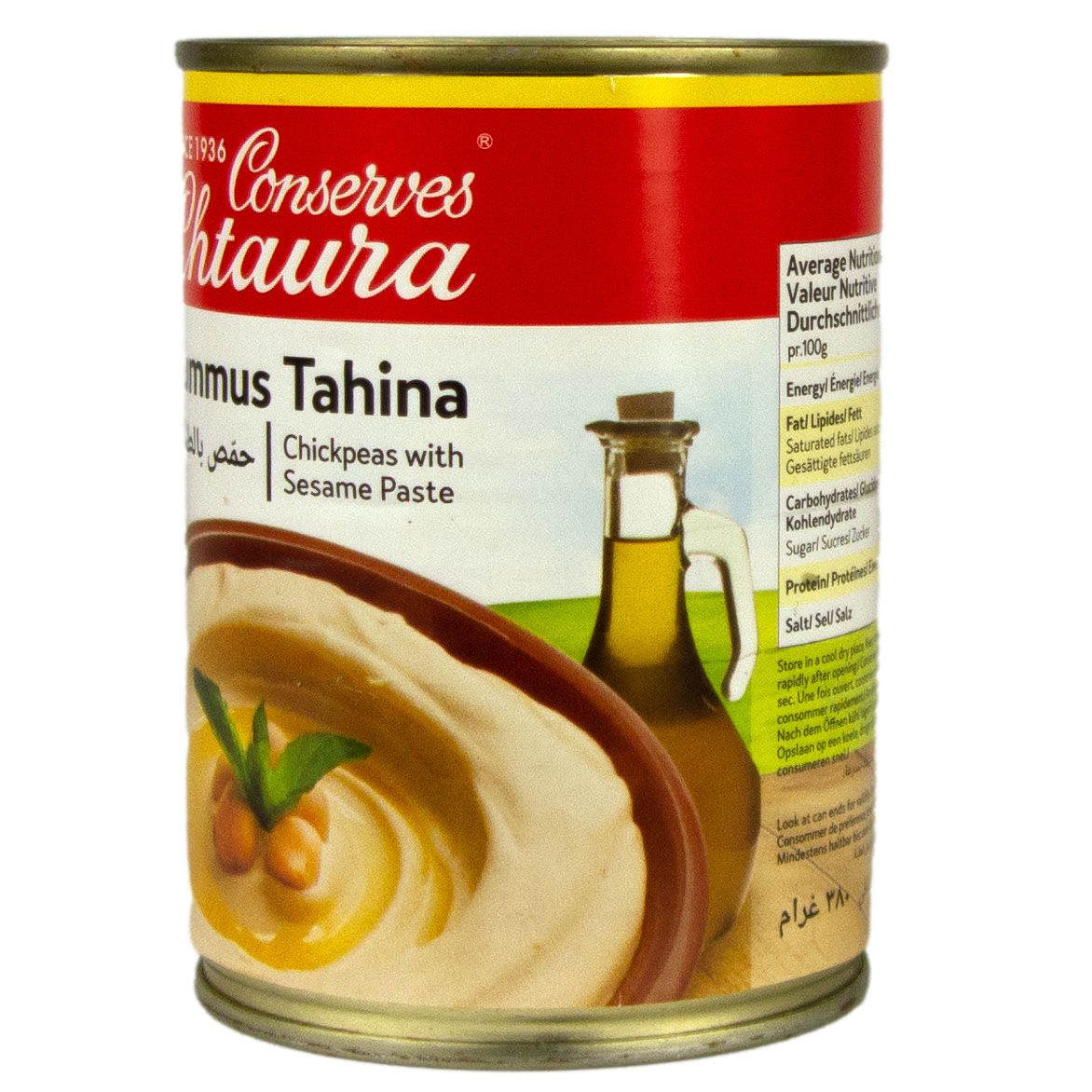 Chtaura - Hummus Tahina Kichererbsenpüree 380 g Dose