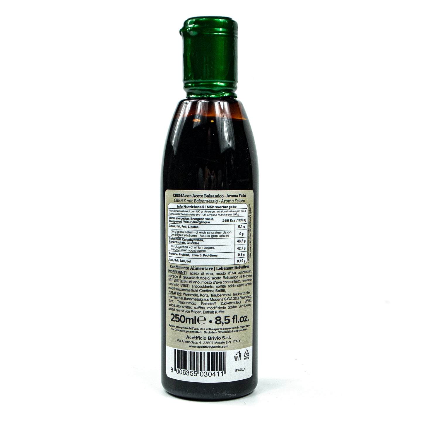 Brivio - Aceto Balsamico mit di Modena IGP Creme "Fichi" (Feige) á 250 ml