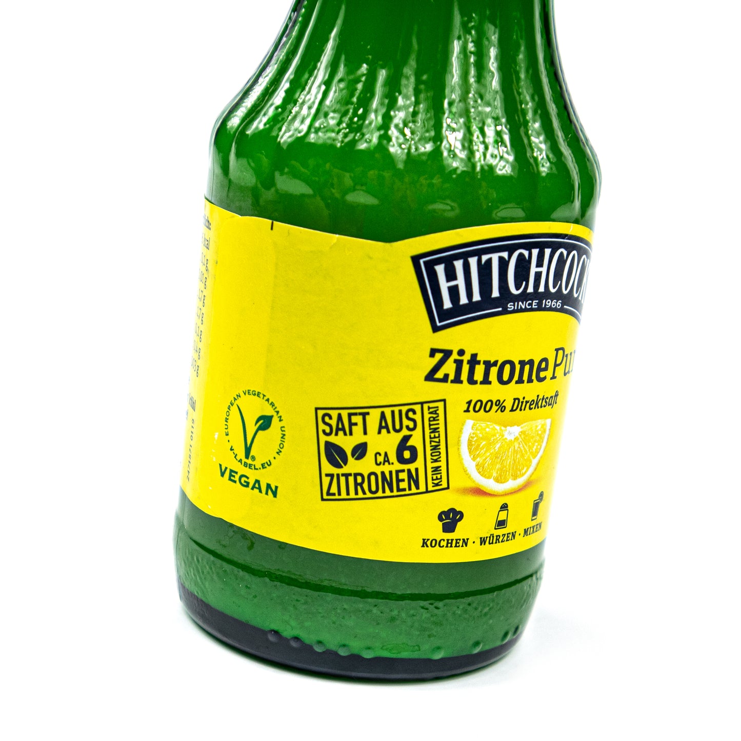 Hitchcock - Premium Zitronensaft Pur 100% Direktsaft - Saft aus ca. 6 Zitronen á 0,2 L