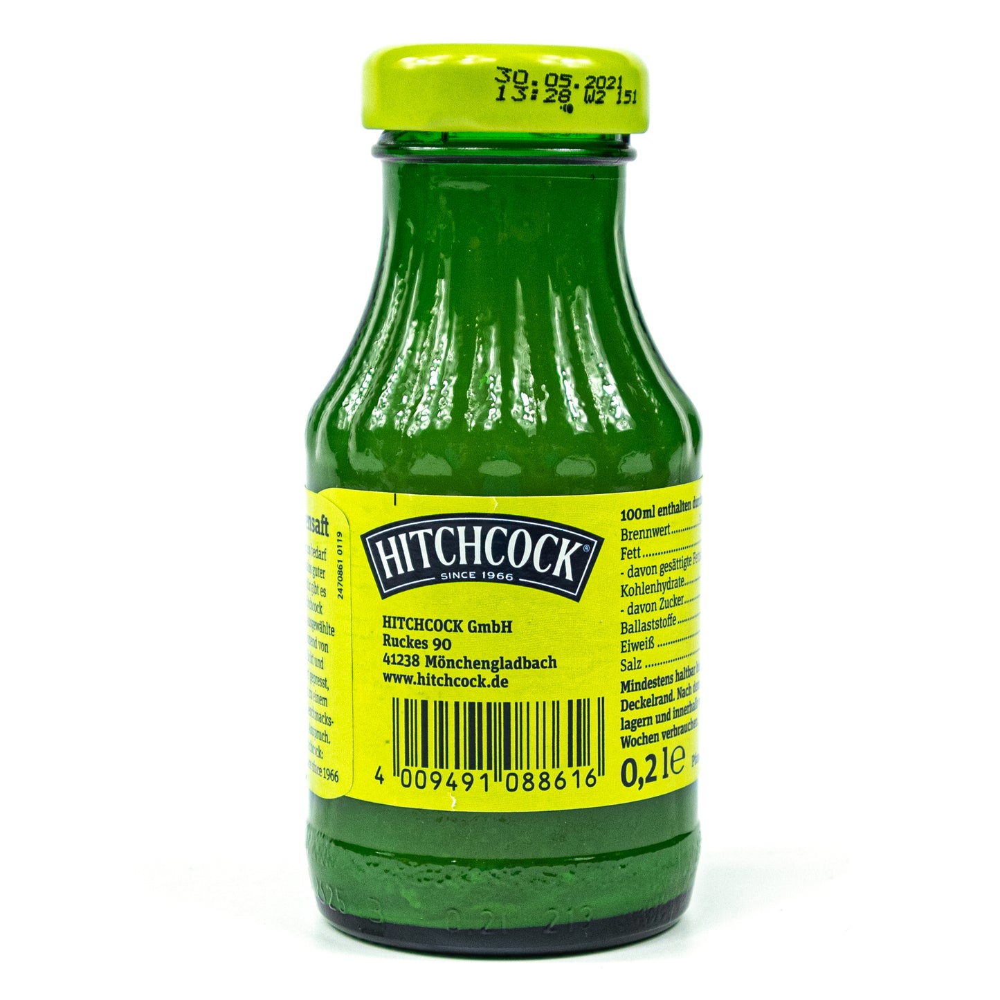 Hitchcock - Premium Limettensaft Pur 100% Direktsaft - Saft aus ca. 8 Limetten á 0,2 L