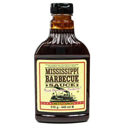 Mississippi - BBQ Barbecue Sauce "Sweet'n Spicy" á 510 g (440 ml)