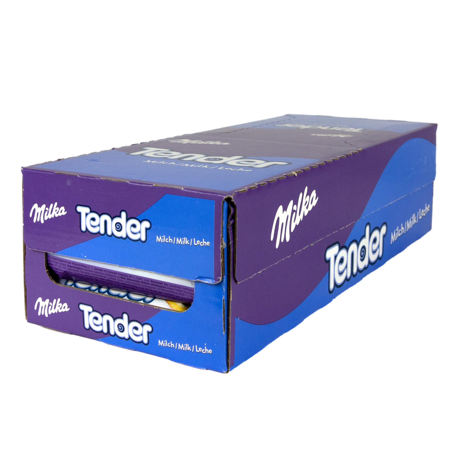 Milka - Tender Milch Biskuit-Rolle mit Milchcremefüllung und Vollmilchschokolade (21 x 37g)