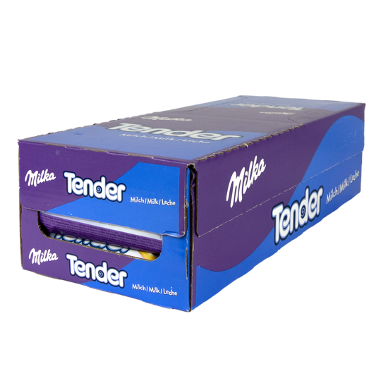 Milka - Tender Milch Biskuit-Rolle mit Milchcremefüllung und Vollmilchschokolade (21 x 37g)